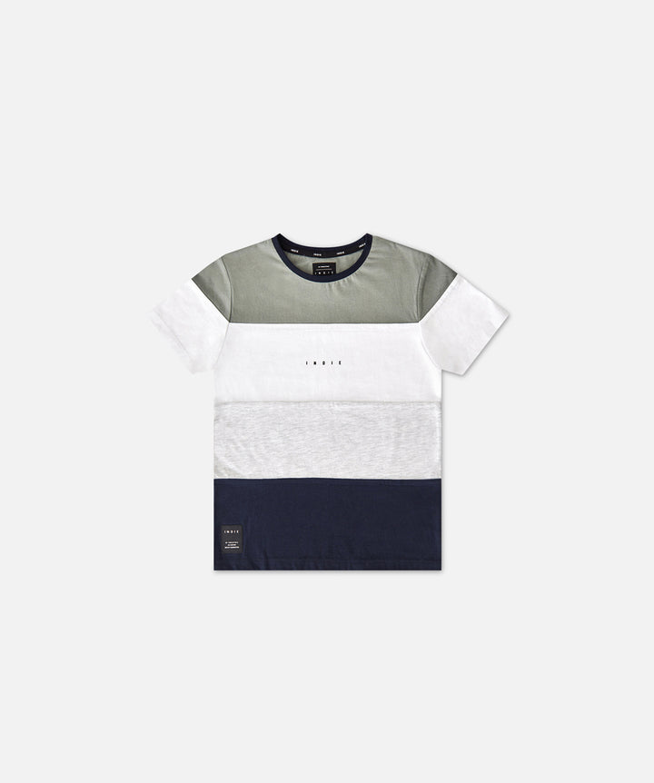 The Eden Block Tee - Sage