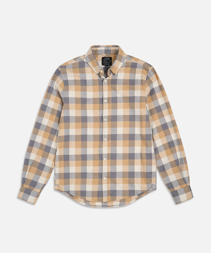 The Neufeld L/s Shirt - Toffee