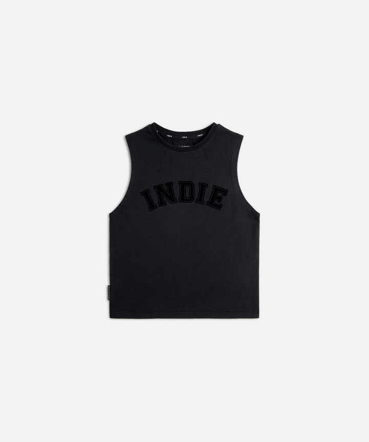 Reyner Muscle Tee - Washed Black