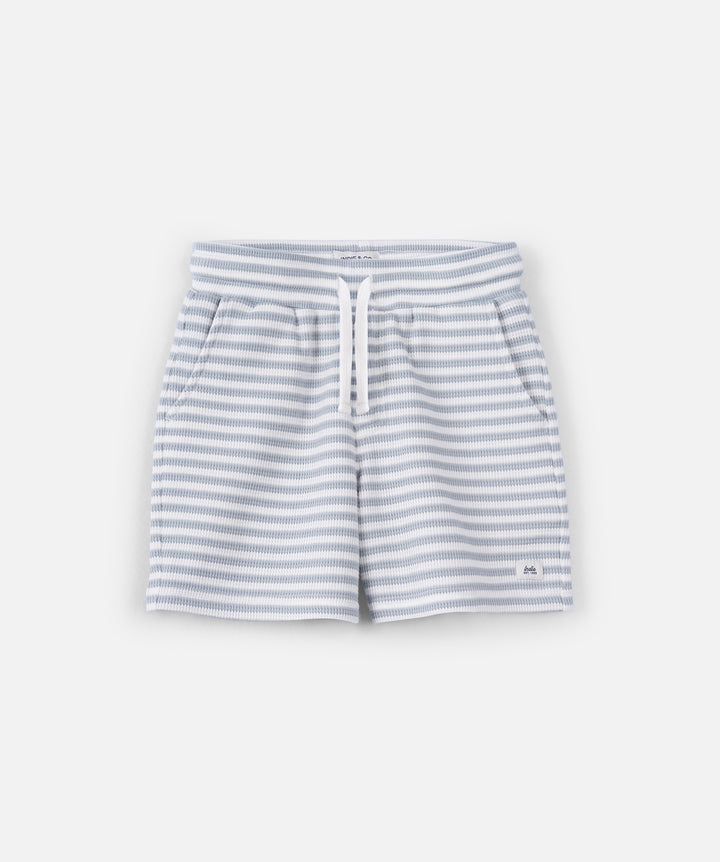 The Bergen Short - White/Steel