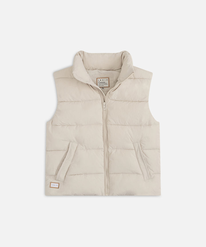 The Chester Puffer Vest - Stone