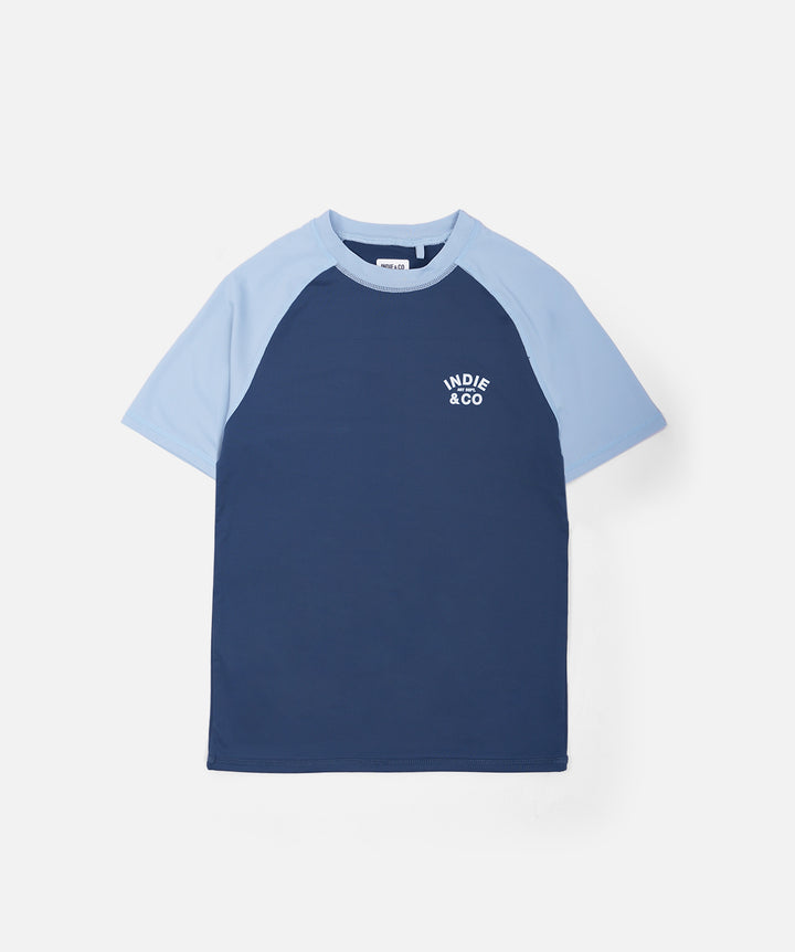 The Union S/s Rashie - Blue Combo