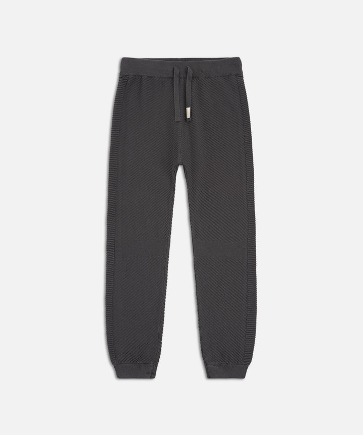 The Northridge Knitted Trackie - Onyx