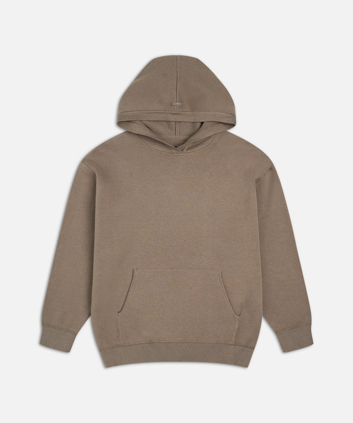 The Holmby Knitted Hoodie - Brindle