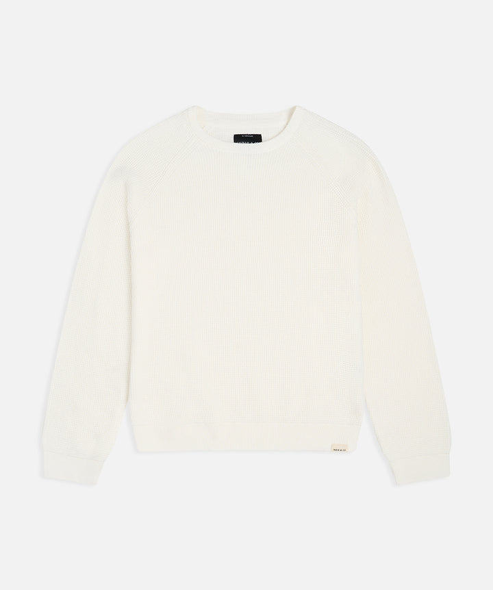 The Summit Raglan Knit - Off White