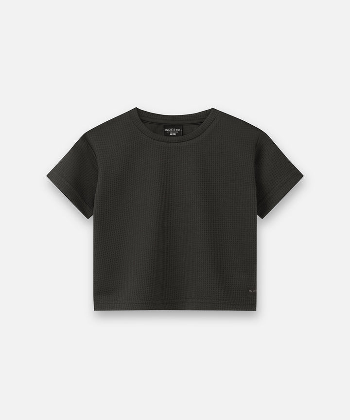 The Tech Flynn Waffle Tee - Umber