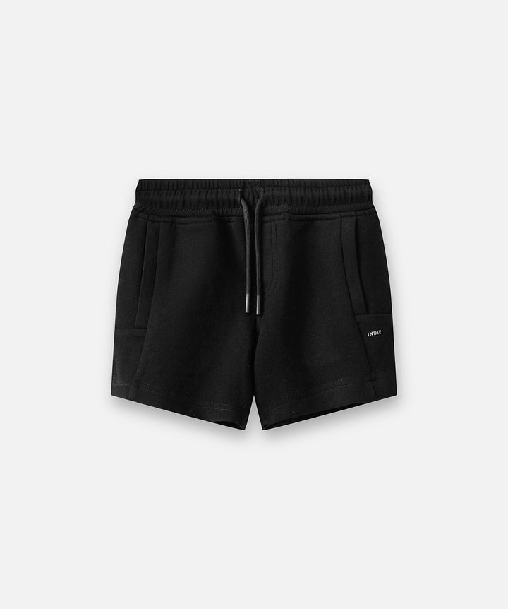 The Panel Track Short - Black