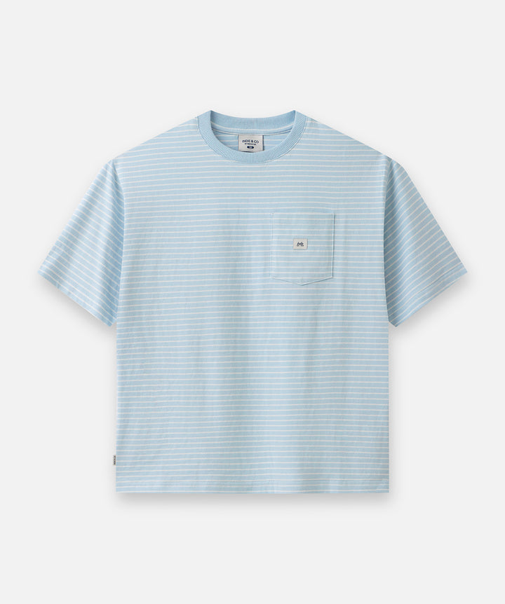 Striped light blue t-shirt
