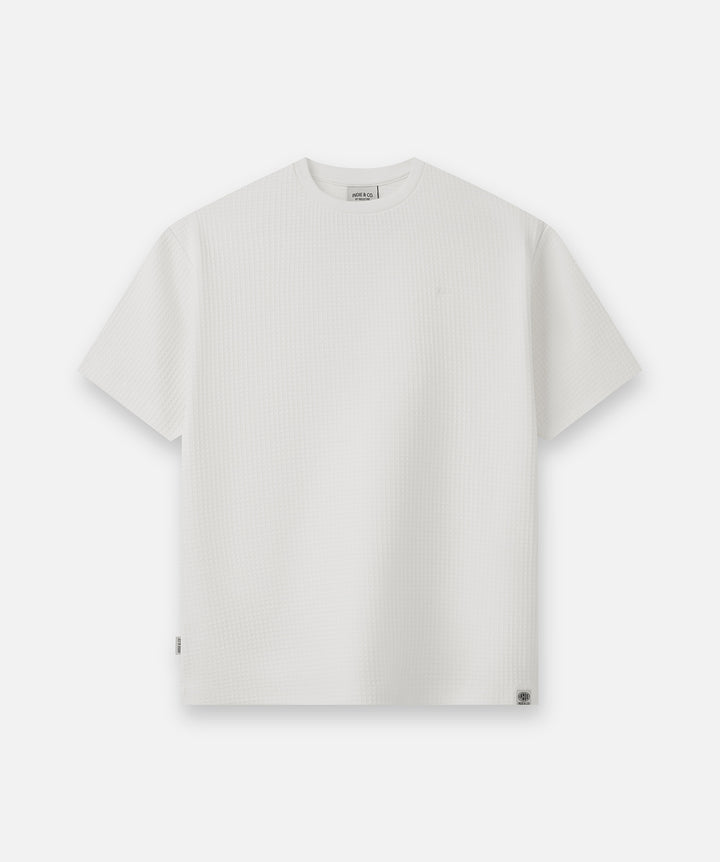 The Mayer Waffle Tee - White