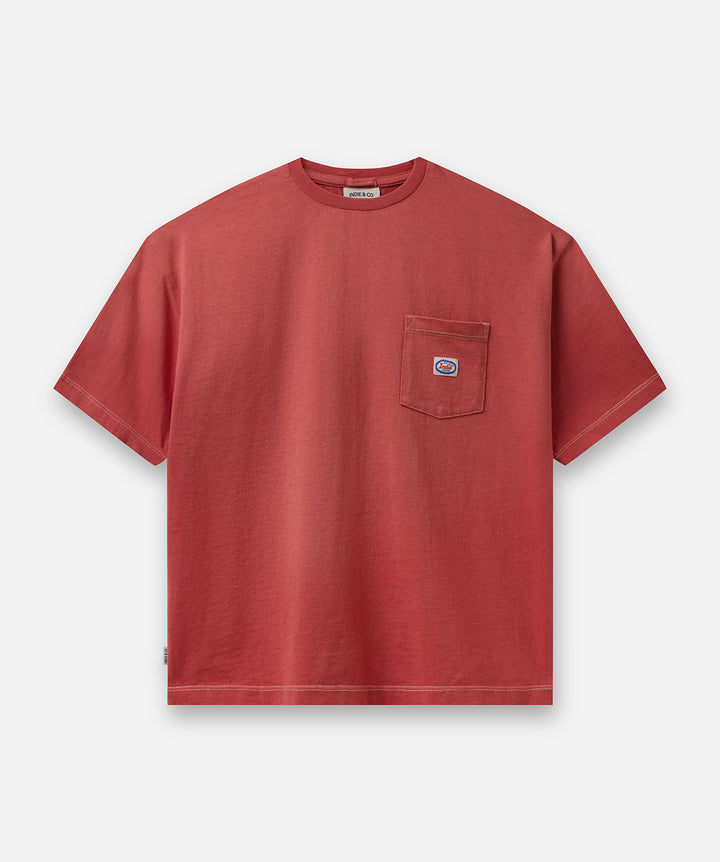 The Millenium Tee - Washed Chilli