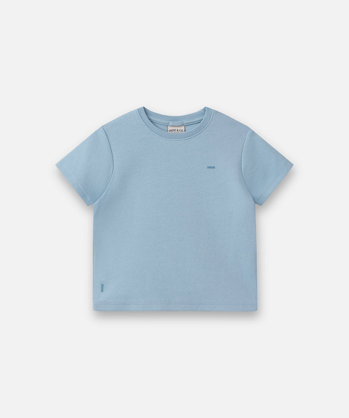 The Indie Newport Tee - Mineral Blue