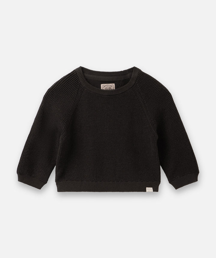 The Summit Raglan Knit - Espresso