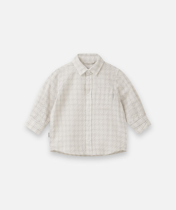 The Oswald Ls Shirt - Stone Combo