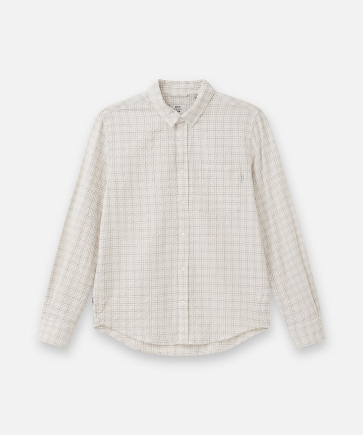 The Oswald Ls Shirt - Stone Combo