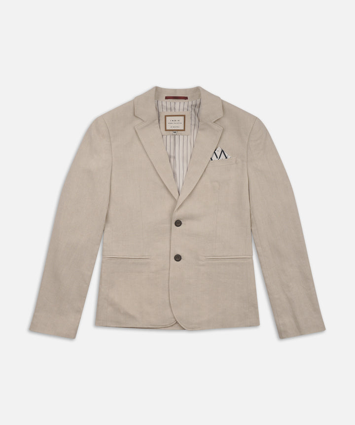 The Palermo Herringbone Blazer - OD Sand